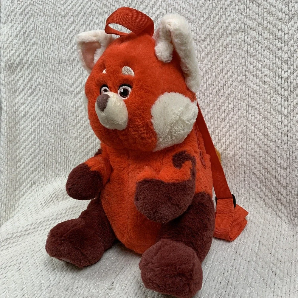 Turning Red Mei‎ Panda Plush Backpack Bag Disney Pixar 12